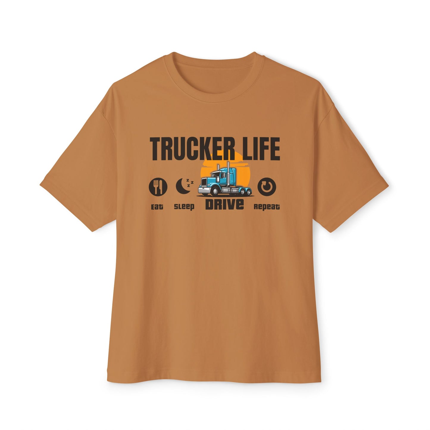 🚛 Trucker Life – Eat. Sleep. Drive. Repeat. Tee