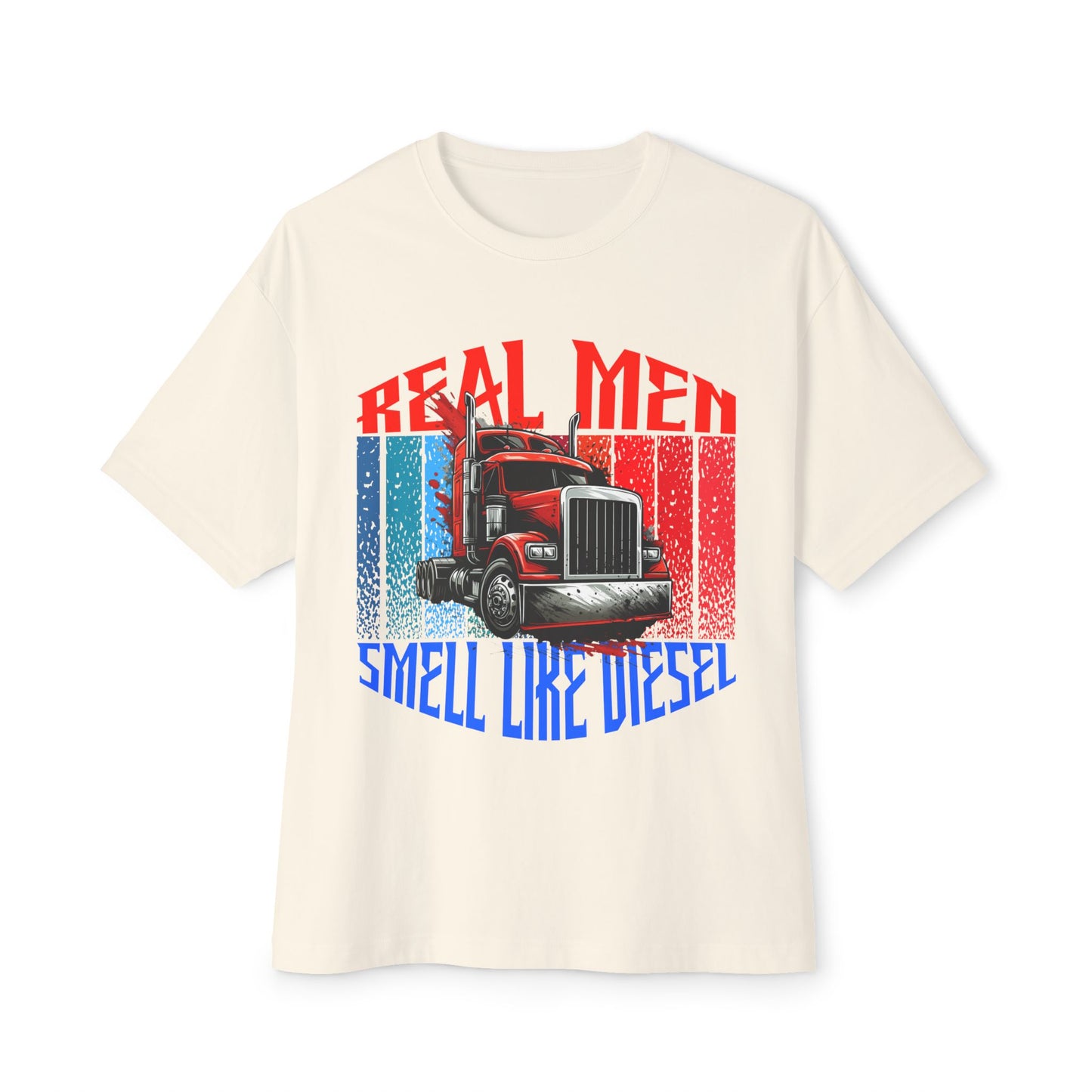 💪 Real Men Smell Like Diesel – Grit & Grease Trucker Tee