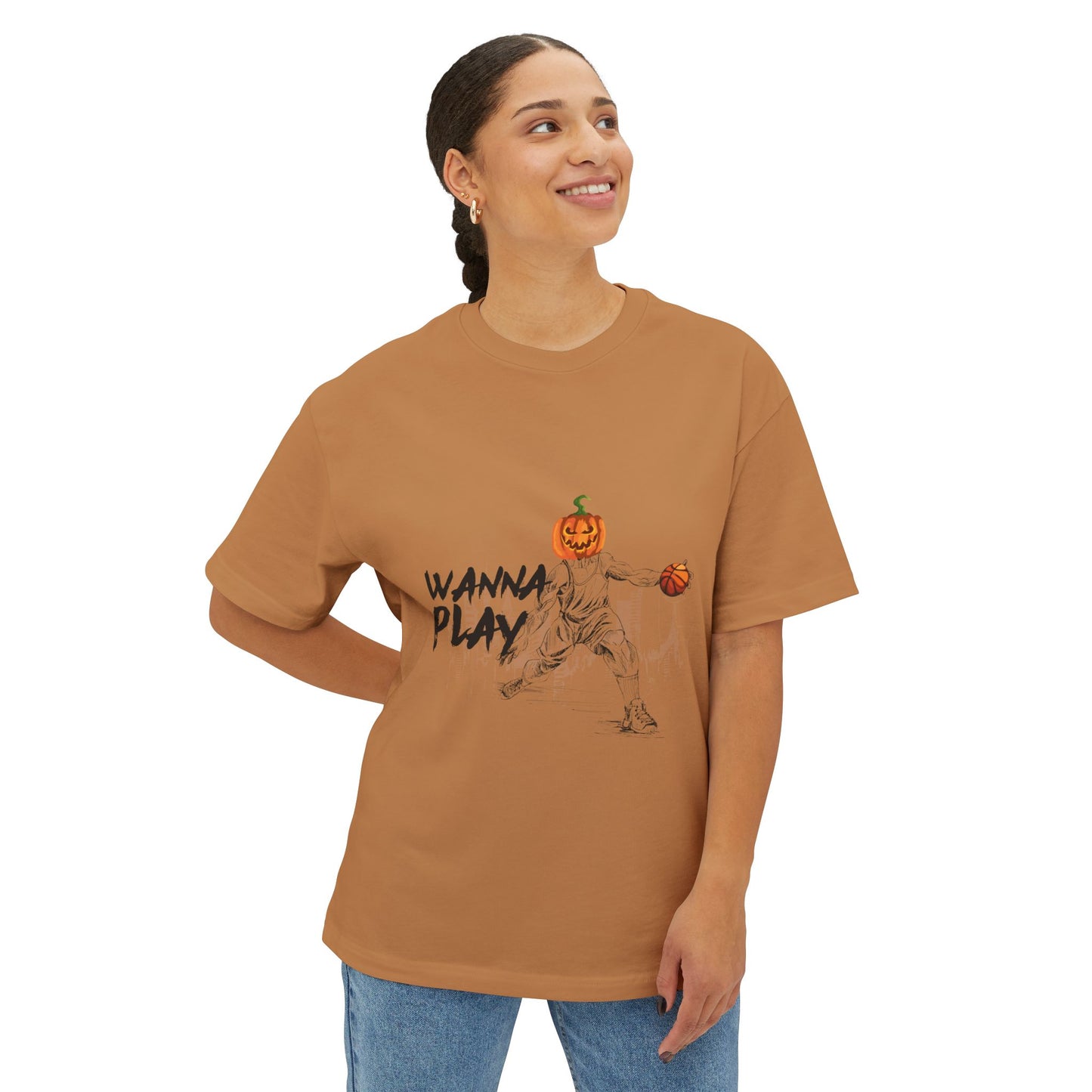 Haunted Hoops City – Halloween Basketball Tee