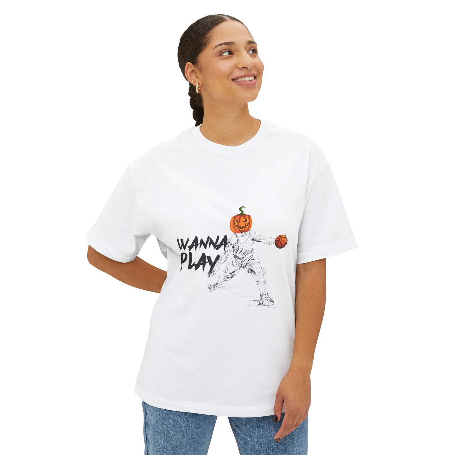 Haunted Hoops City – Halloween Basketball Tee