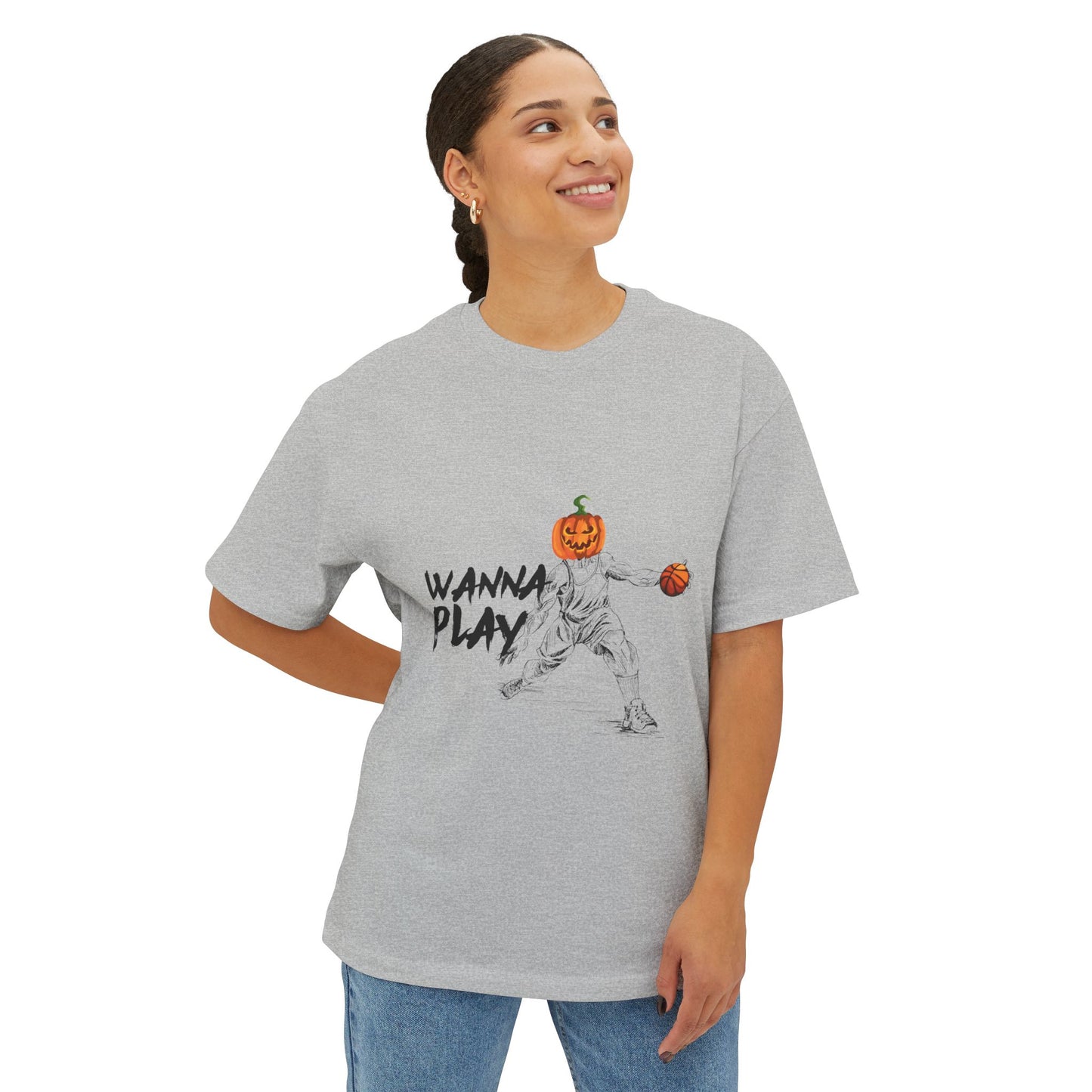 Haunted Hoops City – Halloween Basketball Tee