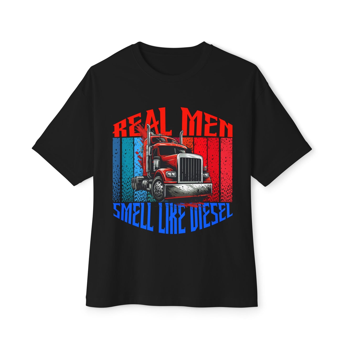 💪 Real Men Smell Like Diesel – Grit & Grease Trucker Tee