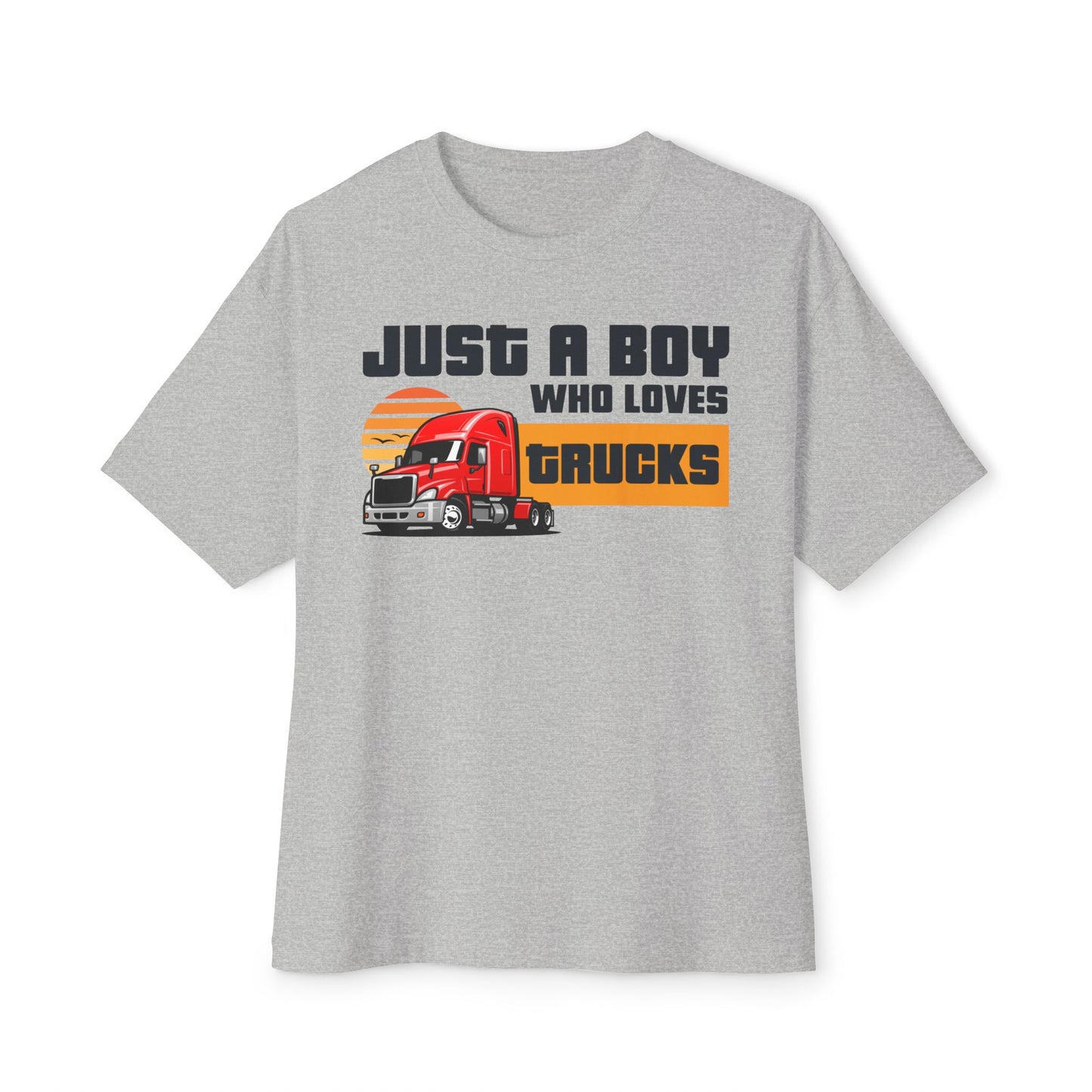 Just a Boy Who Loves Trucks – Men's Trucker Tee