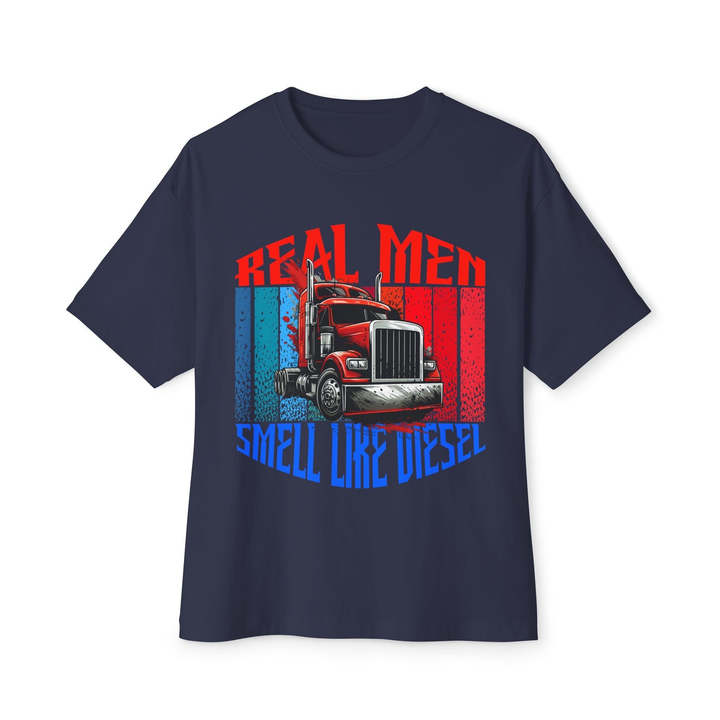 💪 Real Men Smell Like Diesel – Grit & Grease Trucker Tee