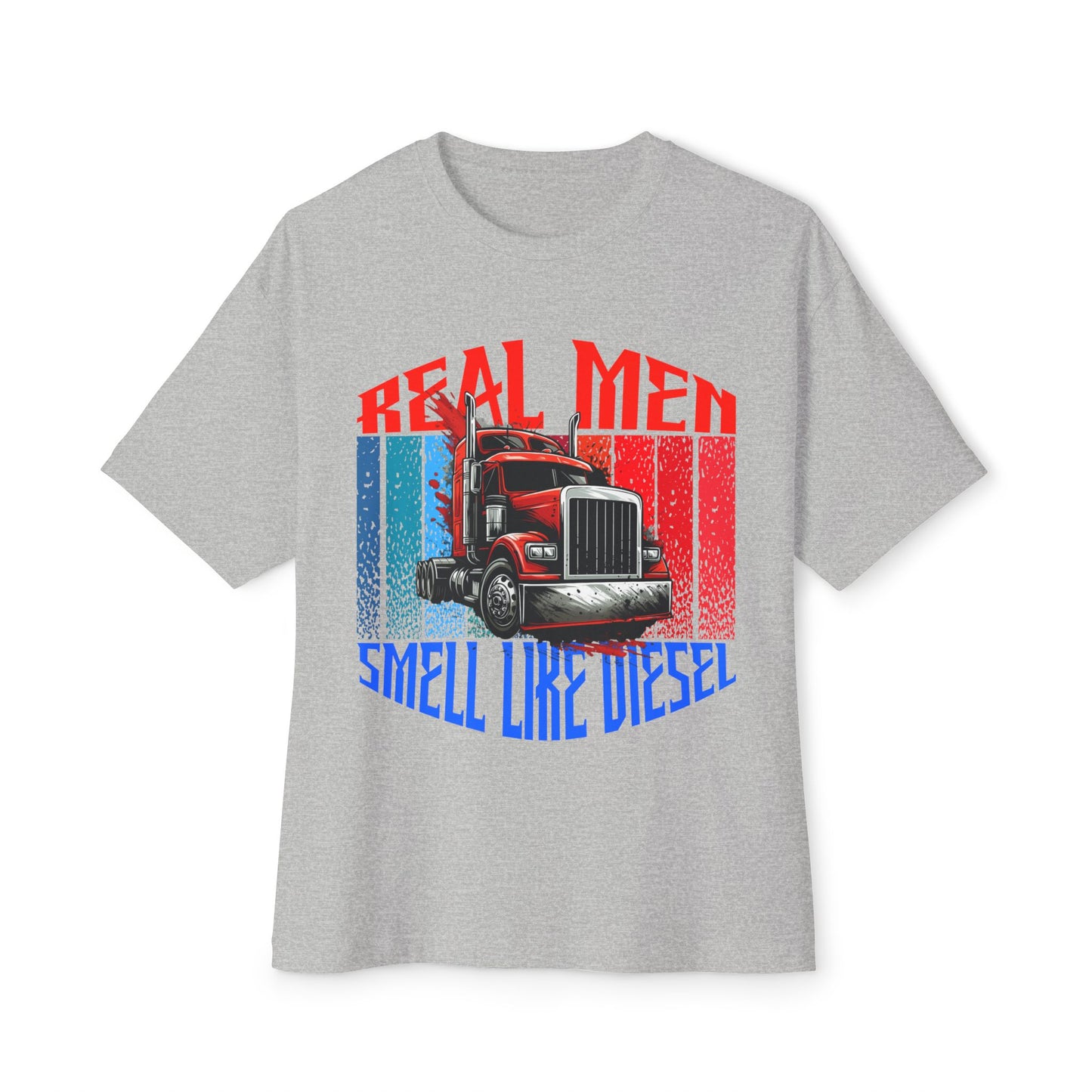 💪 Real Men Smell Like Diesel – Grit & Grease Trucker Tee