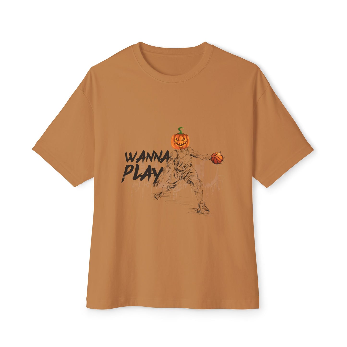 Haunted Hoops City – Halloween Basketball Tee